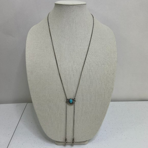American Eagle Necklace Southwestern Faux Turquoise Aztec Silver Tone Chain  Use